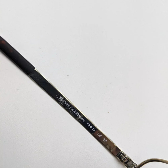 🕶️Frame only! Coach L055 STEFANIE HC7025-9013/T5 Aviator Sunglasses / ALI457🕶️ - Picture 6 of 8